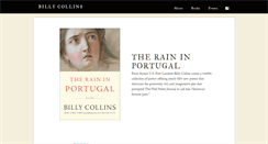 Desktop Screenshot of billycollinspoetry.com